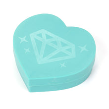 Load image into Gallery viewer, Diamond Painting Tray Plastic Heart-shape Rhinestone Drill Plate (Sky Blue)