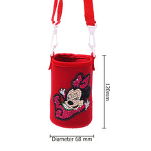 Load image into Gallery viewer, Round Messenger Strap Water Bottle Insulated Protective Bag (Red Mouse)
