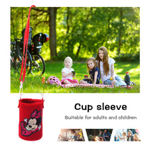 Load image into Gallery viewer, Round Messenger Strap Water Bottle Insulated Protective Bag (Red Mouse)
