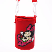 Load image into Gallery viewer, Round Messenger Strap Water Bottle Insulated Protective Bag (Red Mouse)