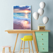 Load image into Gallery viewer, Diamond Painting - Full Round - Beach Sunrise (30*40cm)