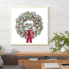 Load image into Gallery viewer, Diamond Painting - Full Round - Dog Christmas (40*40cm)