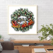 Load image into Gallery viewer, Diamond Painting - Full Round - Horse Santa (40*40cm)