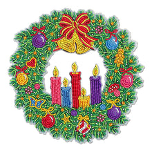 Load image into Gallery viewer, Diamond Painting Wreath - Round - Festival (30*30cm)