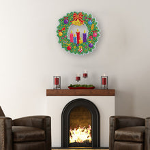 Load image into Gallery viewer, Diamond Painting Wreath - Round - Festival (30*30cm)