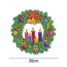 Load image into Gallery viewer, Diamond Painting Wreath - Round - Festival (30*30cm)