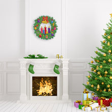 Load image into Gallery viewer, Diamond Painting Wreath - Round - Festival (30*30cm)