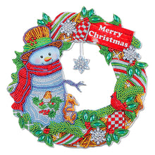 Load image into Gallery viewer, Diamond Painting Wreath - Round - Festival (30*30cm)