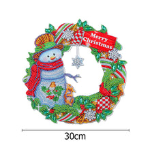 Load image into Gallery viewer, Diamond Painting Wreath - Round - Festival (30*30cm)