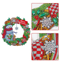 Load image into Gallery viewer, Diamond Painting Wreath - Round - Festival (30*30cm)