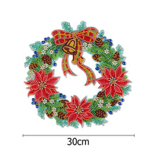 Load image into Gallery viewer, Diamond Painting Wreath - Round - Festival (30*30cm)