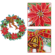 Load image into Gallery viewer, Diamond Painting Wreath - Round - Festival (30*30cm)