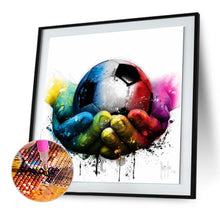 Load image into Gallery viewer, Diamond Painting - Full Round - Hold Football (30*30cm)