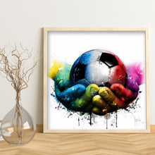 Load image into Gallery viewer, Diamond Painting - Full Round - Hold Football (30*30cm)