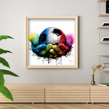 Load image into Gallery viewer, Diamond Painting - Full Round - Hold Football (30*30cm)