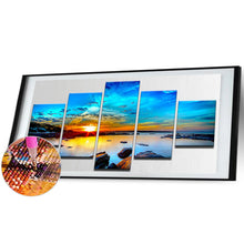Load image into Gallery viewer, Diamond Painting - Full Round - Sea Sunrise (80*40cm)
