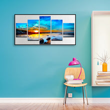 Load image into Gallery viewer, Diamond Painting - Full Round - Sea Sunrise (80*40cm)