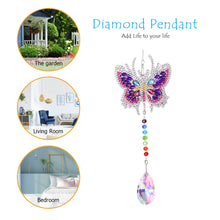 Load image into Gallery viewer, Crystal Diamond Angel Tears Catching Light Hanging Wind Chimes Decor