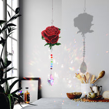 Load image into Gallery viewer, Crystal Diamond Angel Tears Catching Light Hanging Wind Chimes Decor