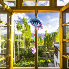 Load image into Gallery viewer, Crystal Diamond Angel Tears Catching Light Hanging Wind Chimes Decor