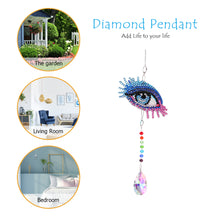 Load image into Gallery viewer, Crystal Diamond Angel Tears Catching Light Hanging Wind Chimes Decor