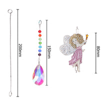 Load image into Gallery viewer, Crystal Diamond Angel Tears Catching Light Hanging Wind Chimes Decor