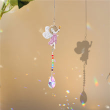 Load image into Gallery viewer, Crystal Diamond Angel Tears Catching Light Hanging Wind Chimes Decor