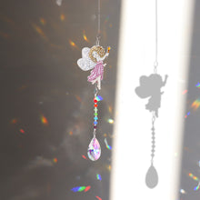 Load image into Gallery viewer, Crystal Diamond Angel Tears Catching Light Hanging Wind Chimes Decor