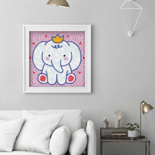 Load image into Gallery viewer, Cartoon Animal 18*18CM(Canvas) Full Special Shaped Drill Diamond Painting