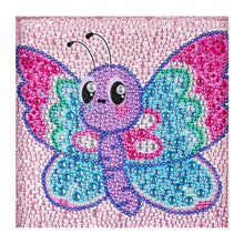 Load image into Gallery viewer, Cartoon Animal Butterfly 18*18CM(Canvas) Full Special Shaped Drill Diamond Painting