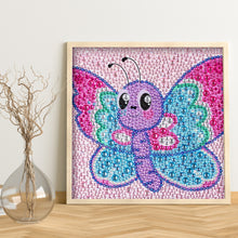 Load image into Gallery viewer, Cartoon Animal Butterfly 18*18CM(Canvas) Full Special Shaped Drill Diamond Painting