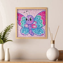 Load image into Gallery viewer, Cartoon Animal Butterfly 18*18CM(Canvas) Full Special Shaped Drill Diamond Painting
