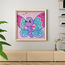 Load image into Gallery viewer, Cartoon Animal Butterfly 18*18CM(Canvas) Full Special Shaped Drill Diamond Painting