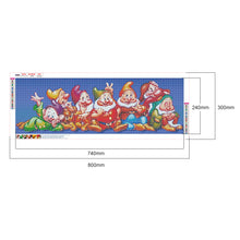 Load image into Gallery viewer, Seven Dwarfs 80*30CM(Canvas) Full Round Drill Diamond Painting