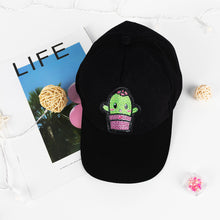 Load image into Gallery viewer, DIY Diamond Painting Baseball Cap Cactus Snapback Hat Sticker Drill (J011)