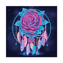 Load image into Gallery viewer, Diamond Painting - Full Crystal Rhinestone - Rose Dream Catcheartr (30*30cm)