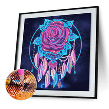 Load image into Gallery viewer, Diamond Painting - Full Crystal Rhinestone - Rose Dream Catcheartr (30*30cm)