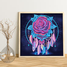 Load image into Gallery viewer, Diamond Painting - Full Crystal Rhinestone - Rose Dream Catcheartr (30*30cm)