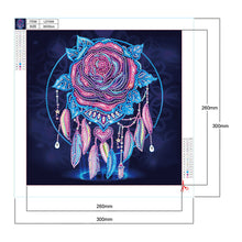 Load image into Gallery viewer, Diamond Painting - Full Crystal Rhinestone - Rose Dream Catcheartr (30*30cm)