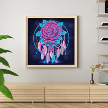 Load image into Gallery viewer, Diamond Painting - Full Crystal Rhinestone - Rose Dream Catcheartr (30*30cm)