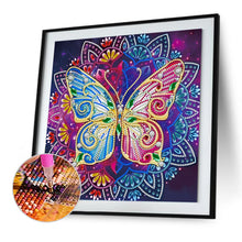Load image into Gallery viewer, Diamond Painting - Full Crystal Rhinestone - Butterfly (30*30cm)