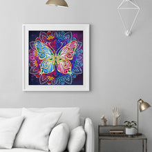 Load image into Gallery viewer, Diamond Painting - Full Crystal Rhinestone - Butterfly (30*30cm)