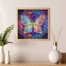 Load image into Gallery viewer, Diamond Painting - Full Crystal Rhinestone - Butterfly (30*30cm)