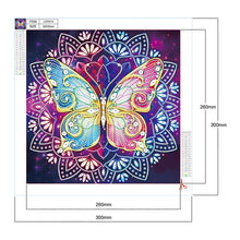 Load image into Gallery viewer, Diamond Painting - Full Crystal Rhinestone - Butterfly (30*30cm)
