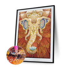 Load image into Gallery viewer, Luminous Animal Figure 30*40CM(Canvas) Beautiful Special Shaped Drill Diamond Painting