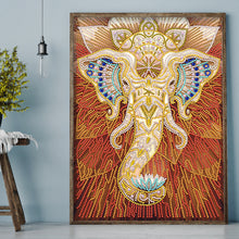 Load image into Gallery viewer, Diamond Painting - Full Crystal Rhinestone - Elephant (30*40cm)