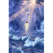 Load image into Gallery viewer, Coming Jesus 35*50CM(Canvas) Full Round Drill Diamond Painting