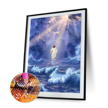 Load image into Gallery viewer, Coming Jesus 35*50CM(Canvas) Full Round Drill Diamond Painting