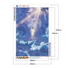 Load image into Gallery viewer, Coming Jesus 35*50CM(Canvas) Full Round Drill Diamond Painting