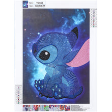 Load image into Gallery viewer, Diamond Painting - Full Crystal Rhinestone - Blue Stitch (30*40cm)